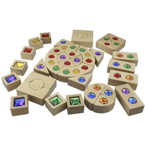 Gemstone blocks 40 Piece Set