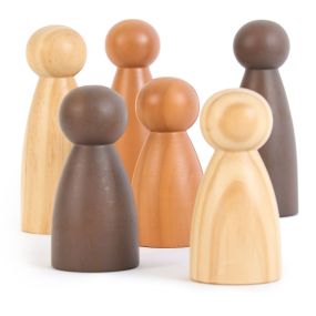 Small World Giant Wooden Peg Figures