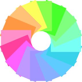 Coloured Page Overlays 16pk
