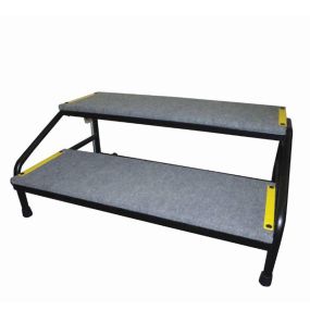Mobile Folding Stage Steps 20-40H Carpet