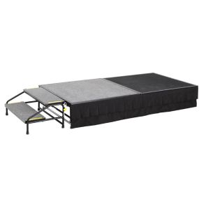 Mobile Folding Stage Skirting Dual Height 60-80H - 6ft W