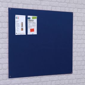Unframed Noticeboards Blue H1200 x W1800mm