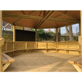 5m gazebo 1800mm x 900mm chalkboard | Creative Activity