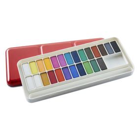 Specialist Crafts Watercolour 25 Tablet Tin Set | Creative Activity