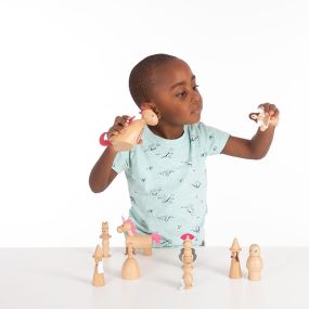 Wooden Enchanted Figures