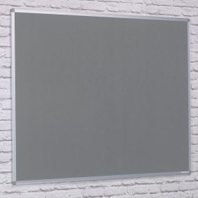 Aluminium Framed Noticeboards Grey H900 x W1200mm | Creative Activity