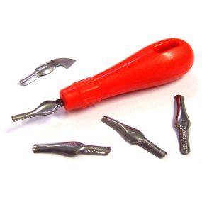 Lino Cutters 2 Handles 6 Blades | Creative Activity