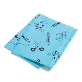 Blue Plastic Table Cover 1.5x1.5m