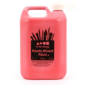Ready Mixed Paint 5L Brilliant Red | Creative Activity