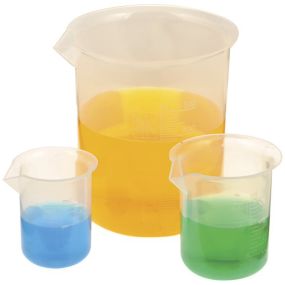 Beaker, Polypropylene, Squat, 50ml (Pack of 10)