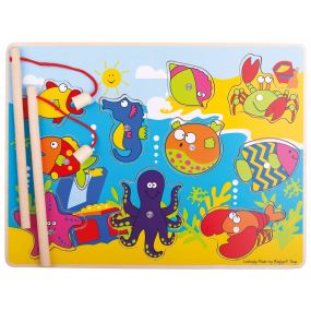 Magnetic Fun Fishing Jigsaw Puzzles 3pk