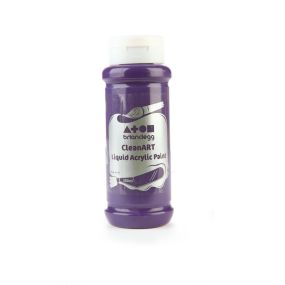 CleanART Acrylic Paint 500ml Purple Pack of 10