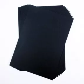 A2 Recycled Black Card 300gsm 50 sheet pack