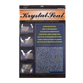 A2+ Clear Krystal Seal Sleeve 25sht pck 