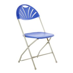 Folding Events Chair - Blue Linking Chair