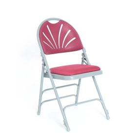 Comfort Plus Padded Folding Events Chair - Burgundy