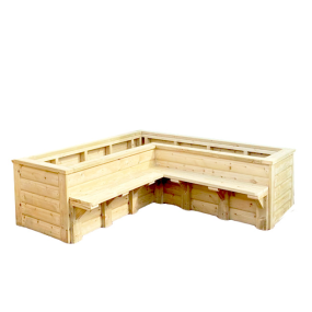 Corner Planter & Bench