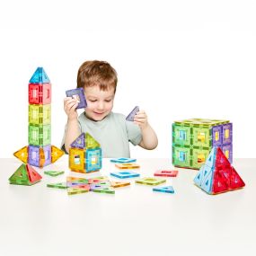 Transulcent Polydron KinderMag Class Set