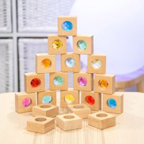 Wooden Kaleidoscope Blocks Pack 20