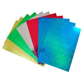Holographic Card A4 pk10 | Creative Activity