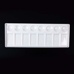 Rectangular 8 Well Plastic Palette | Creative Activity