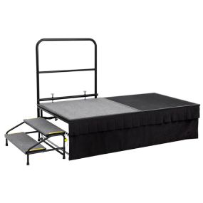 Dual Height Mobile Folding Stage 4ft - 40-60H - Tuff Deck