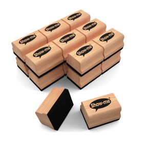 Small Wooden Board Erasers 30pk