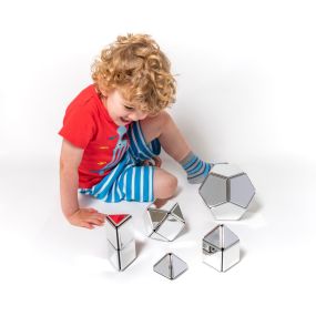 Polydron Mirrored Magnetic Construction Set 48pk
