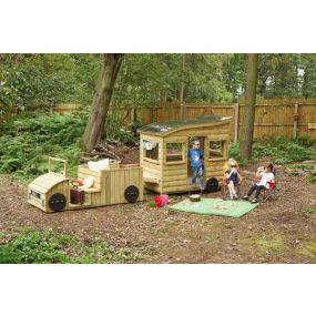 Outdoor Wooden Truck and Caravan Special Offer Standard Deli | Creative Activity