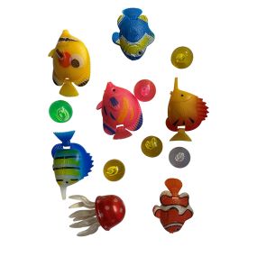 Pack of 6 Fish and 6 Balls for Bubble Tube