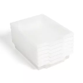 Gratnells Storage Trays 6 Pack Clear Shallow | Creative Activity