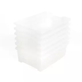 Gratnells Storage Trays 6 Pack Clear Deep | Creative Activity