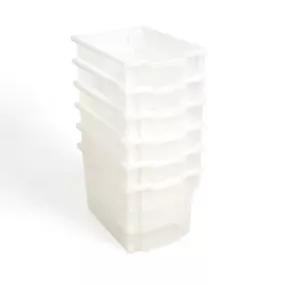 Gratnells Storage Trays 6 Pack Clear Jumbo | Creative Activity