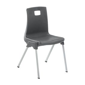 Metalliform ST Chair Seat height 260mm Charcoal Grey