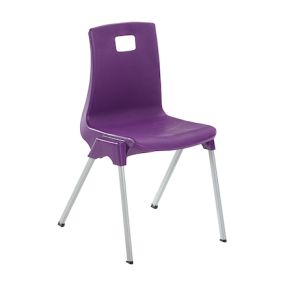 Metalliform ST Chair Seat height 430mm Purple