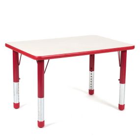 Valencia Rectangular Table 6 Seater - Red | Creative Activity