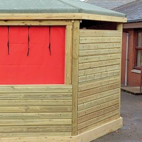 6m gazebo additional upper shiplap side panel | Creative Activity