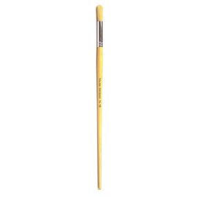 Long Handle Round Hog Bristle Brushes Size 12 - pack of 10 | Creative Activity