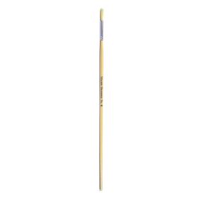 Long Handle Round Hog Bristle Brushes Size 4 - pack of 10 | Creative Activity