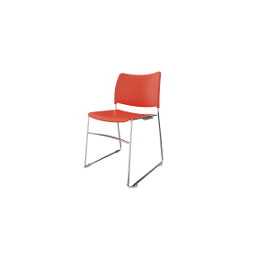 Stax Chair in Soft Red