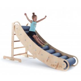 Curved Roller Slide Compatible with Climb System | Creative Activity