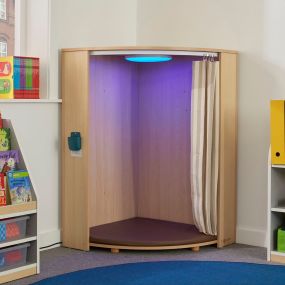 LED Sensory Corner Cabinet