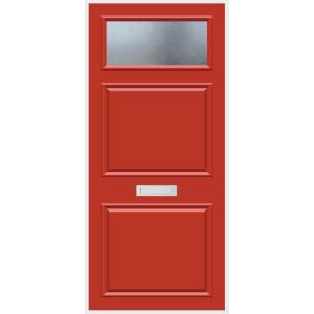 Door Covers Solid Panel - Red | Creative Activity