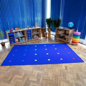 Essentials Rainbow Spots Carpet | Multi-Sensory Environments | Creative Activity