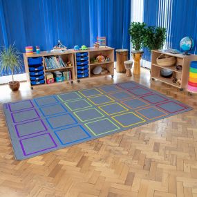 Essentials Rainbow Square Carpet