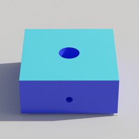 Causeway Square Podium 90x90cm c/w B Tube and FO cut out| Multi-Sensory Environments | Creative Activity