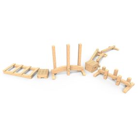 Freestanding Trim Trail 2 - 7 Items