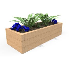 2.4m Sleeper Planter