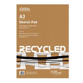 A3 Cupcycling Recycled Cartridge Pad  50 sheets  140gsm | Creative Activity