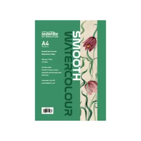 A4 Watercolour Hot Press Pad 15 sheets 350gsm